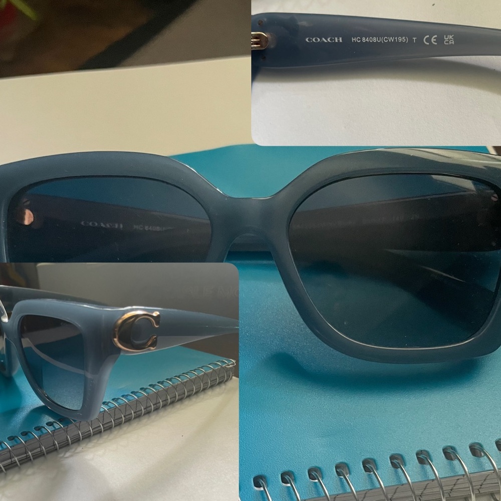 Coach Blue Wayfarer Sunglasses